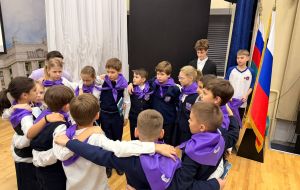 Учащиеся начальной школы вступили в ряды «Орлят России»! 