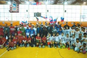 Четвёртый международный зимний детский турнир по мини-футболу «Кубок добра» проходил 25 января на стадионе «Сапсан-Арена».